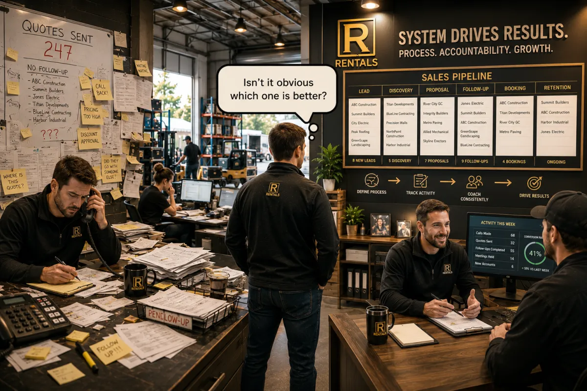 9 Reasons Why Sales Teams in Rental Businesses Underperform