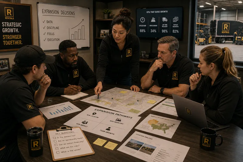 Rental Team Works on Strategic Growth Together