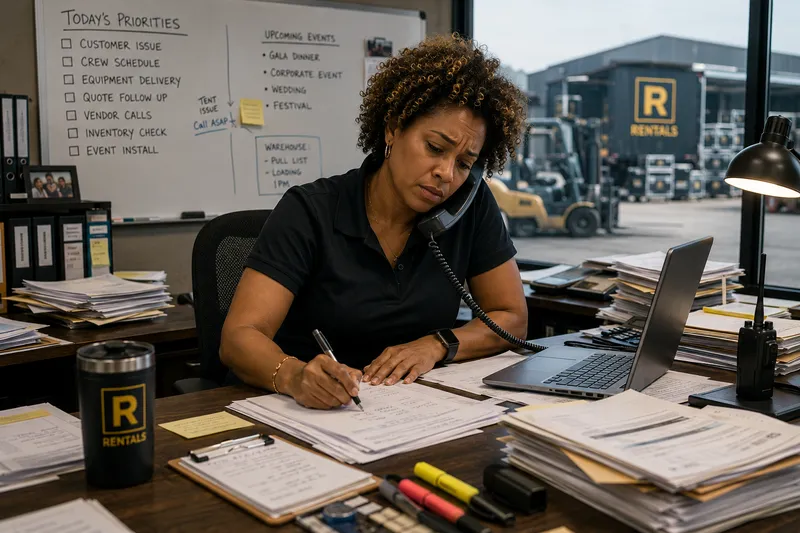Rental Business Owner Overwhelmed By Work