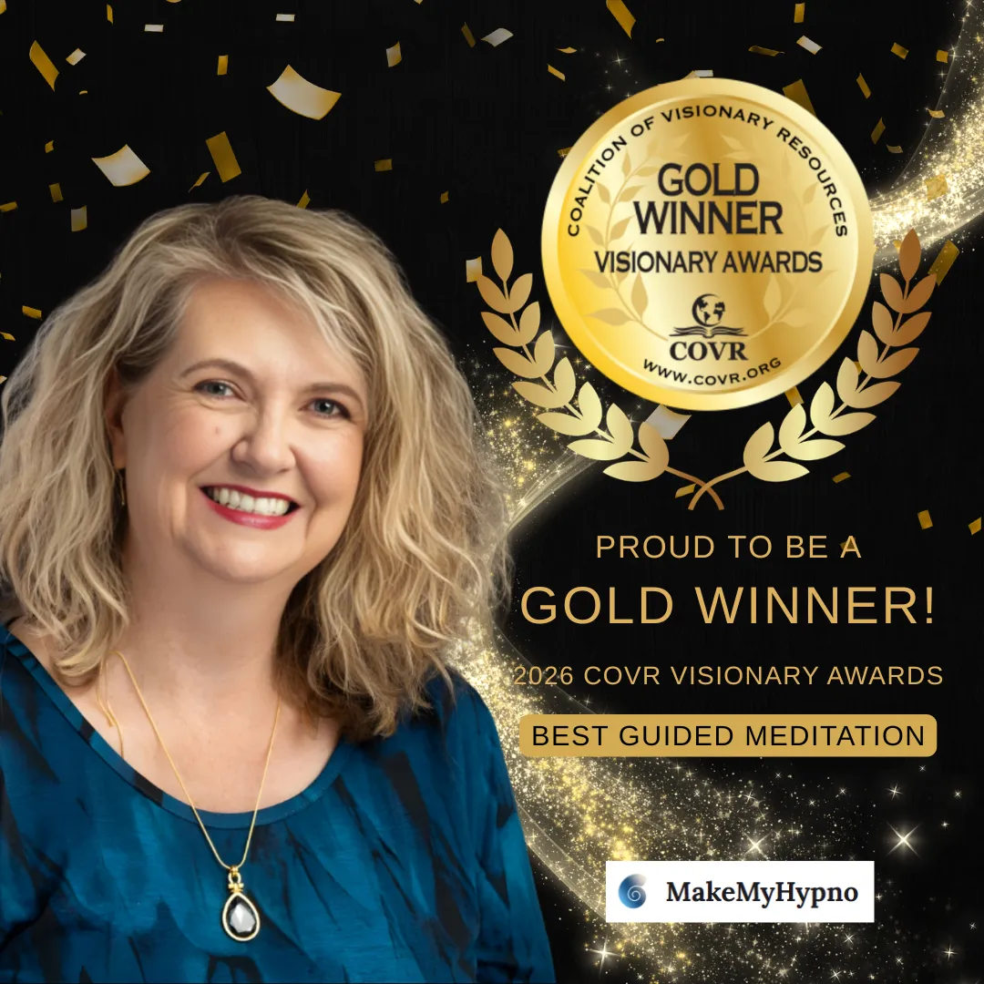 Honored to Receive a Gold COVR Award for Best Guided Hypnosis Recording
