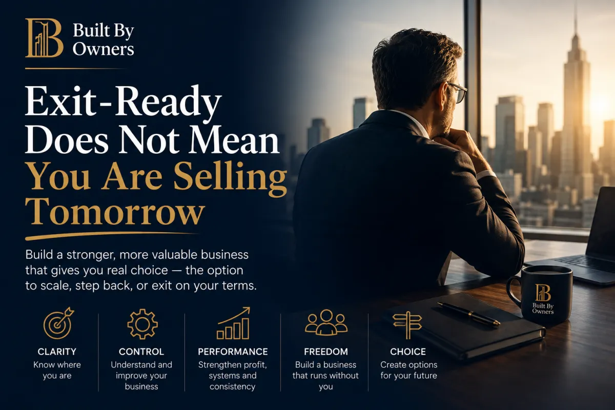 Exit-Ready Does Not Mean You Are Selling Tomorrow