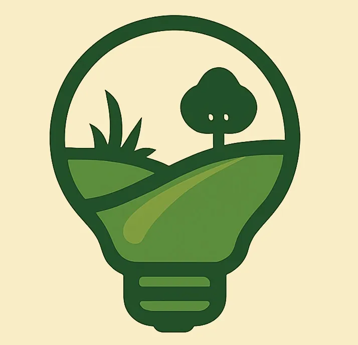 Smart landscaping supporting bulb image.