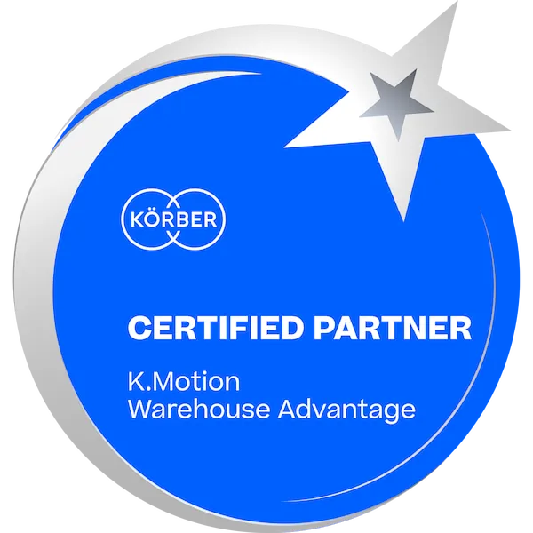 Certified Partner - K.Motion Warehouse Advantage Badge