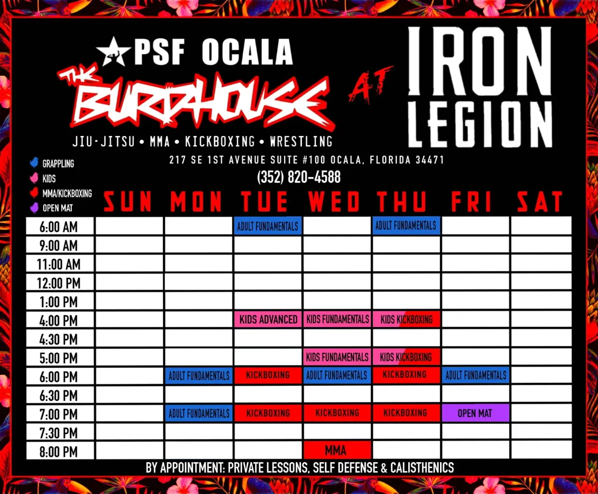 iron legion schedule