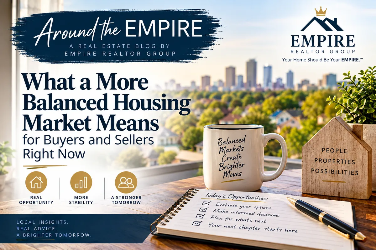 What a More Balanced Housing Market Means for Buyers and Sellers Right Now