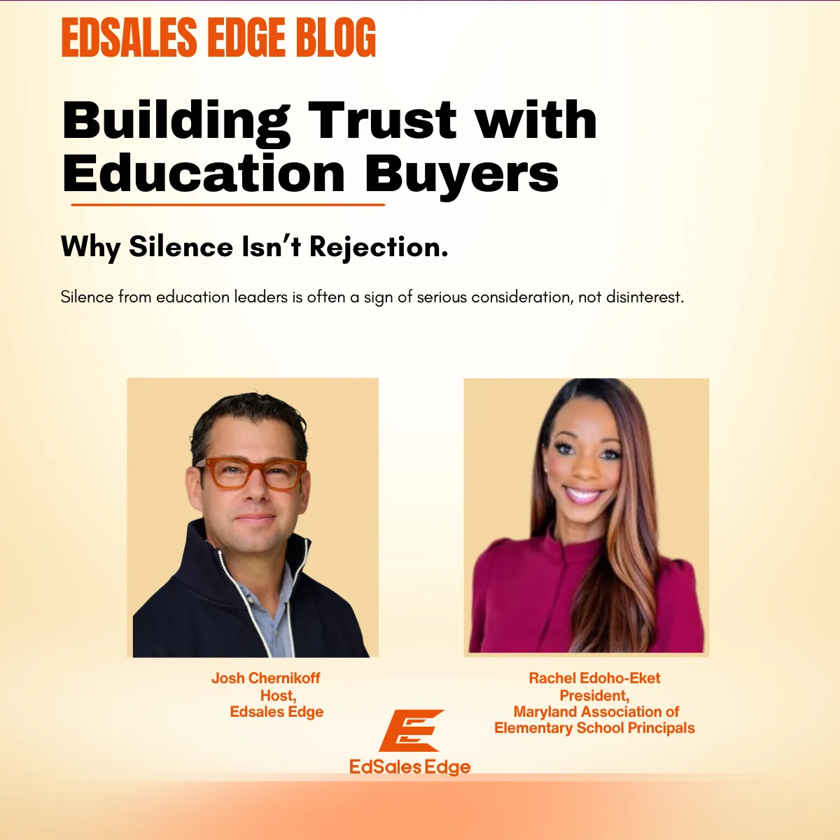 🎙️ Building Trust with Education Buyers: Why Silence Isn’t Rejection🎙️