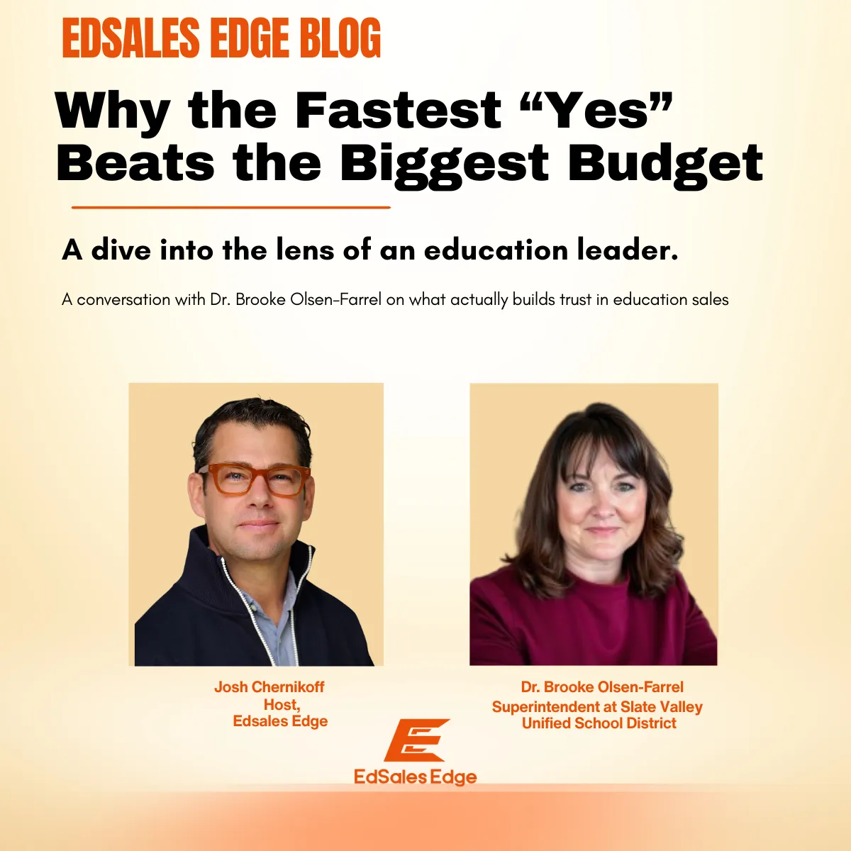 🎙️ Why the Fastest “Yes” Beats the Biggest Budget — with Dr. Brooke Olsen-Farrell🎙️