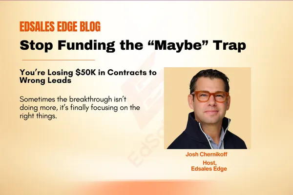 Stop Funding the “Maybe” Trap: You’re Losing $50K in Contracts to Wrong Leads