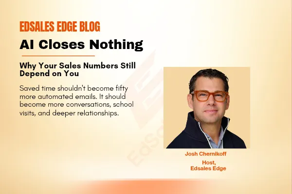 AI Closes Nothing: Why Your Sales Numbers Still Depend on You
