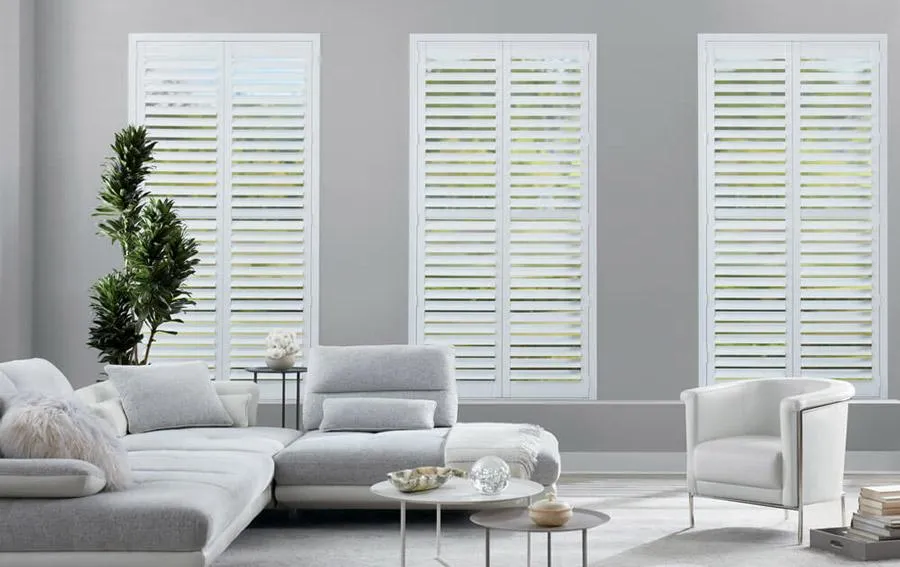 indoor custom shutters by Sunshine Drapery