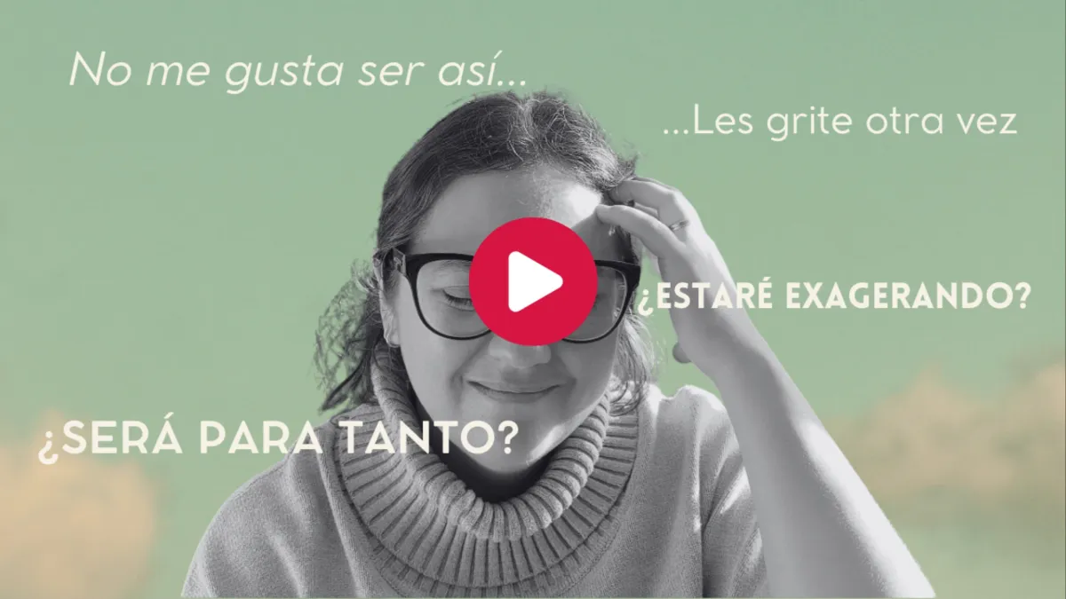 Fabiola preocupada después de gritar, sintiendo culpa y cuestionándose sus emociones. Gestión emocional para líderes y padres.