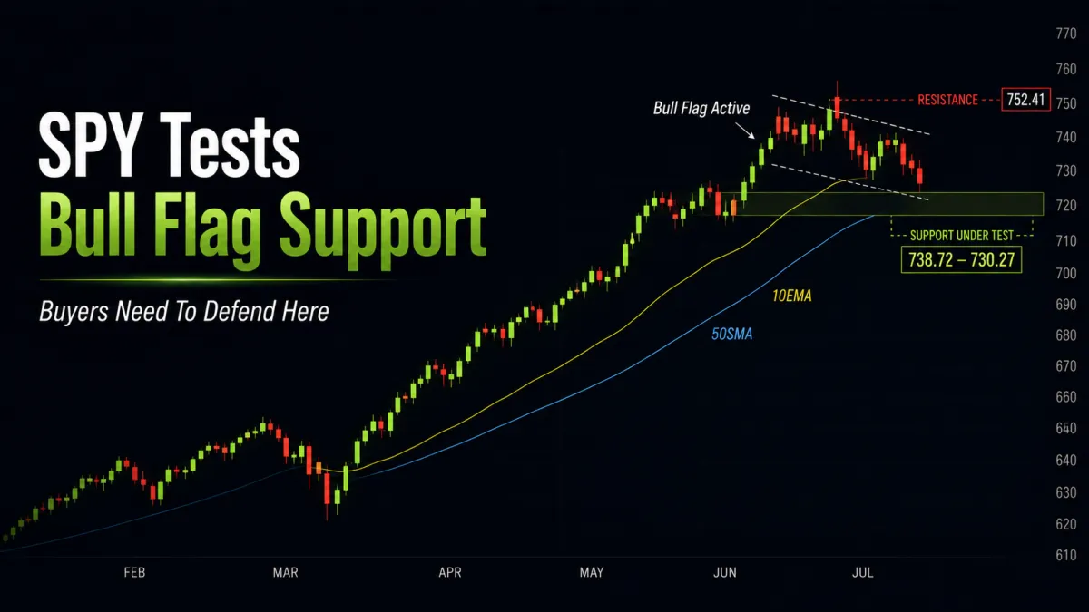 SPY Pulls Back From Breakout Attempt — Can Bulls Defend Support?
