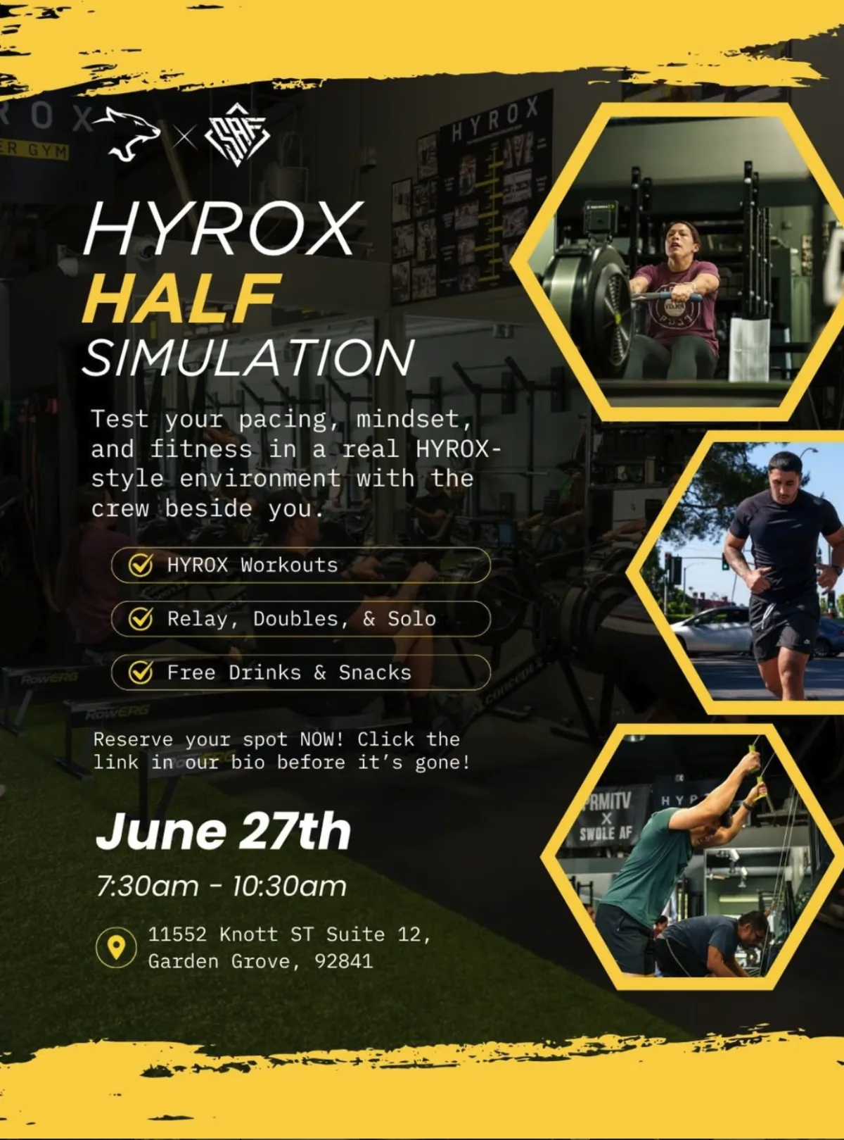 Hyrox Half Simulation announcement