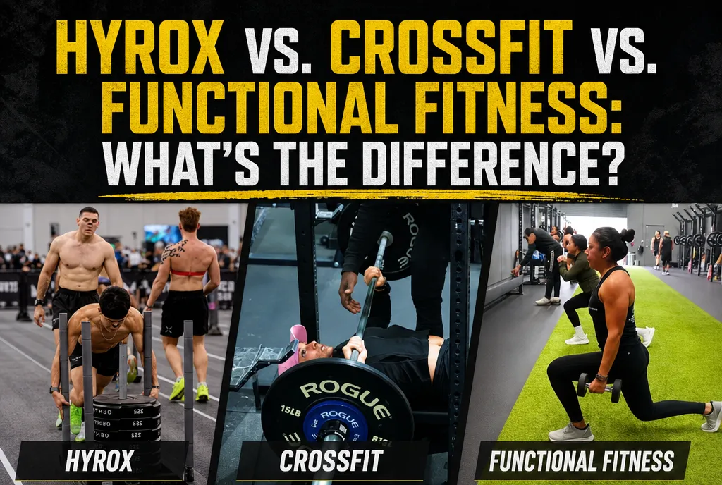 Hyrox vs CrossFit vs Functional Fitness Comparison