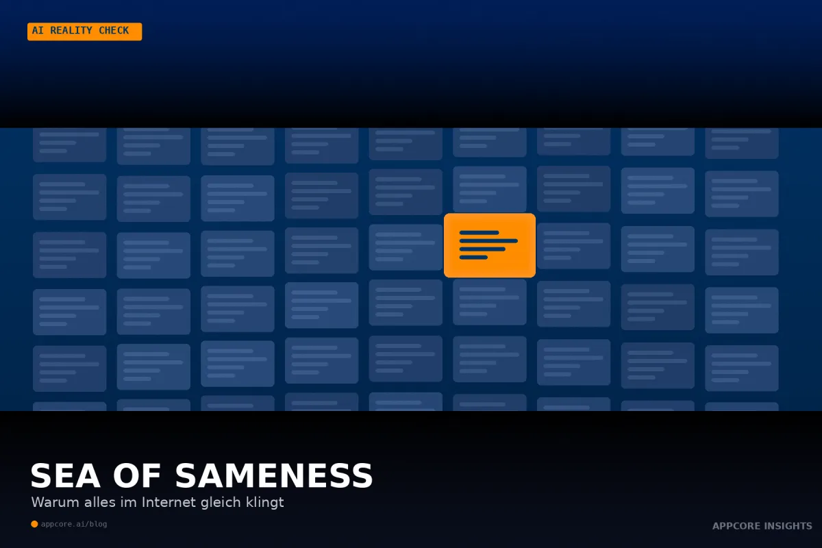 In einem Meer der Gleichfoermigkeit faellt nur auf, wer anders ist.