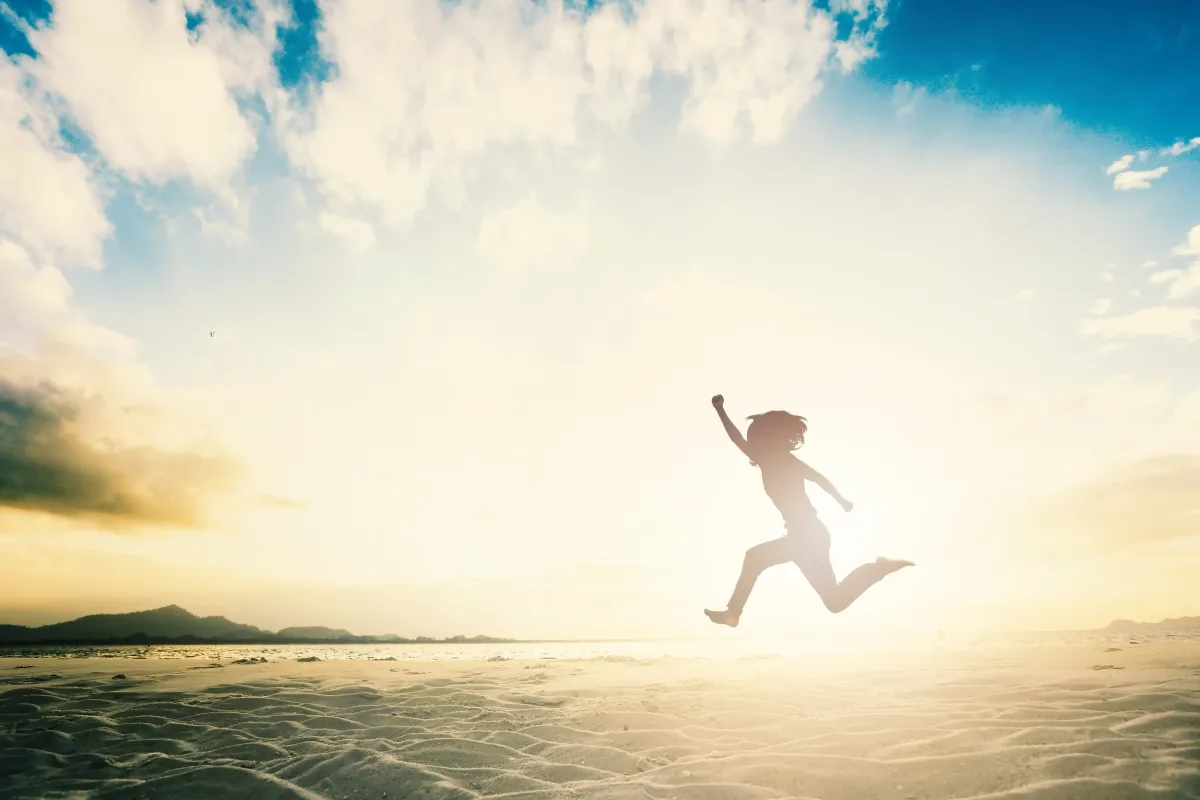 Small business owner or nonprofit leader looking relieved and confident while reviewing clear, simplified financial reports.
