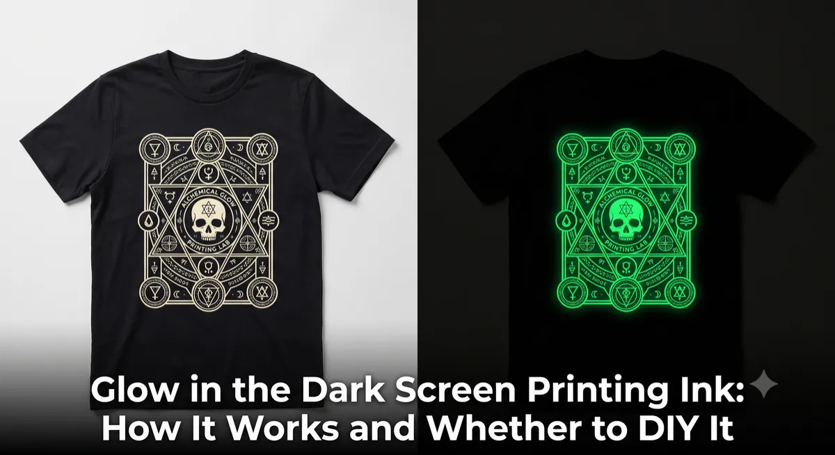 Glow in the Dark Screen Printing Ink: How It Works and Whether to DIY It