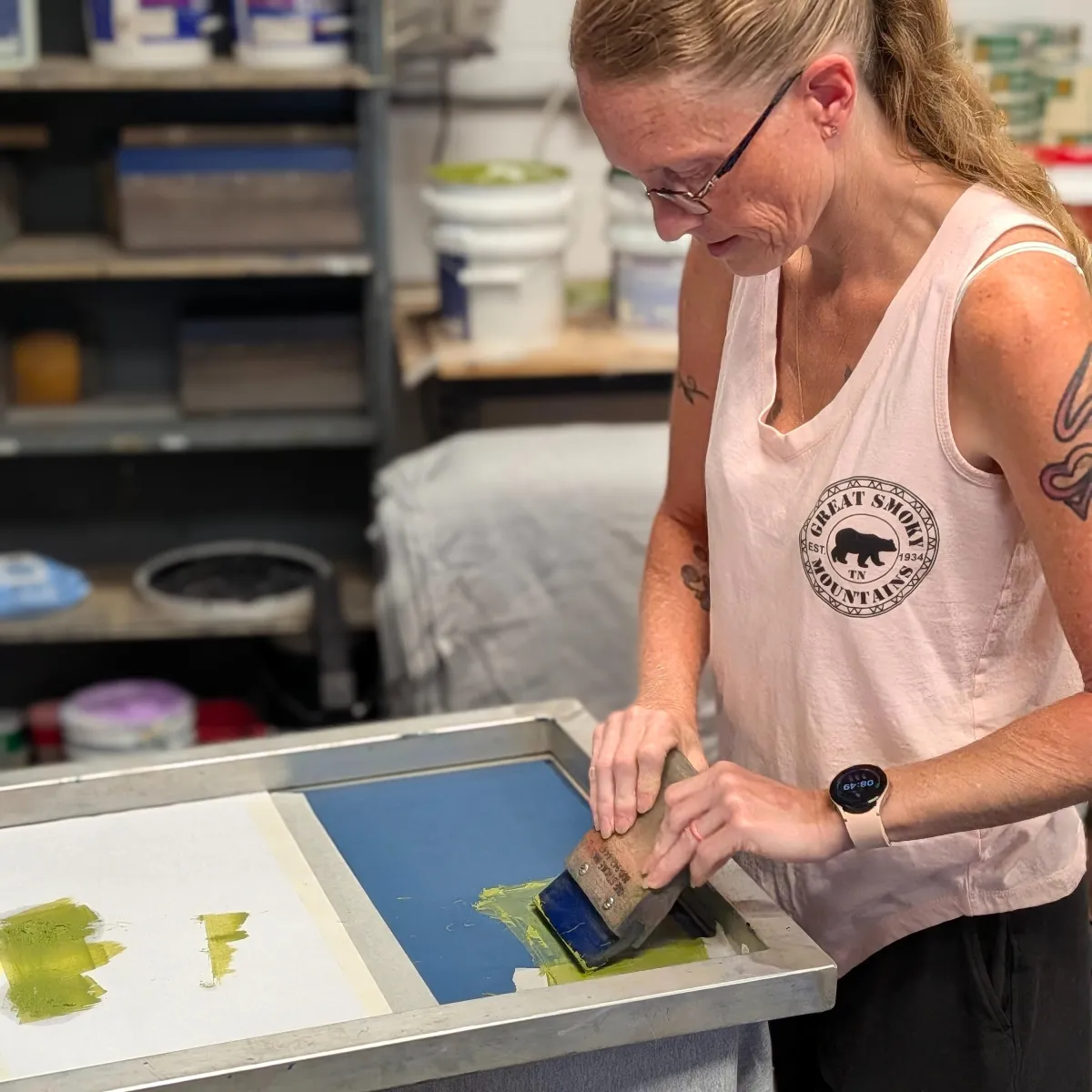 Embroidery technician portrait