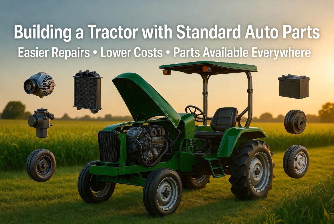 Tractor with Standard Parts