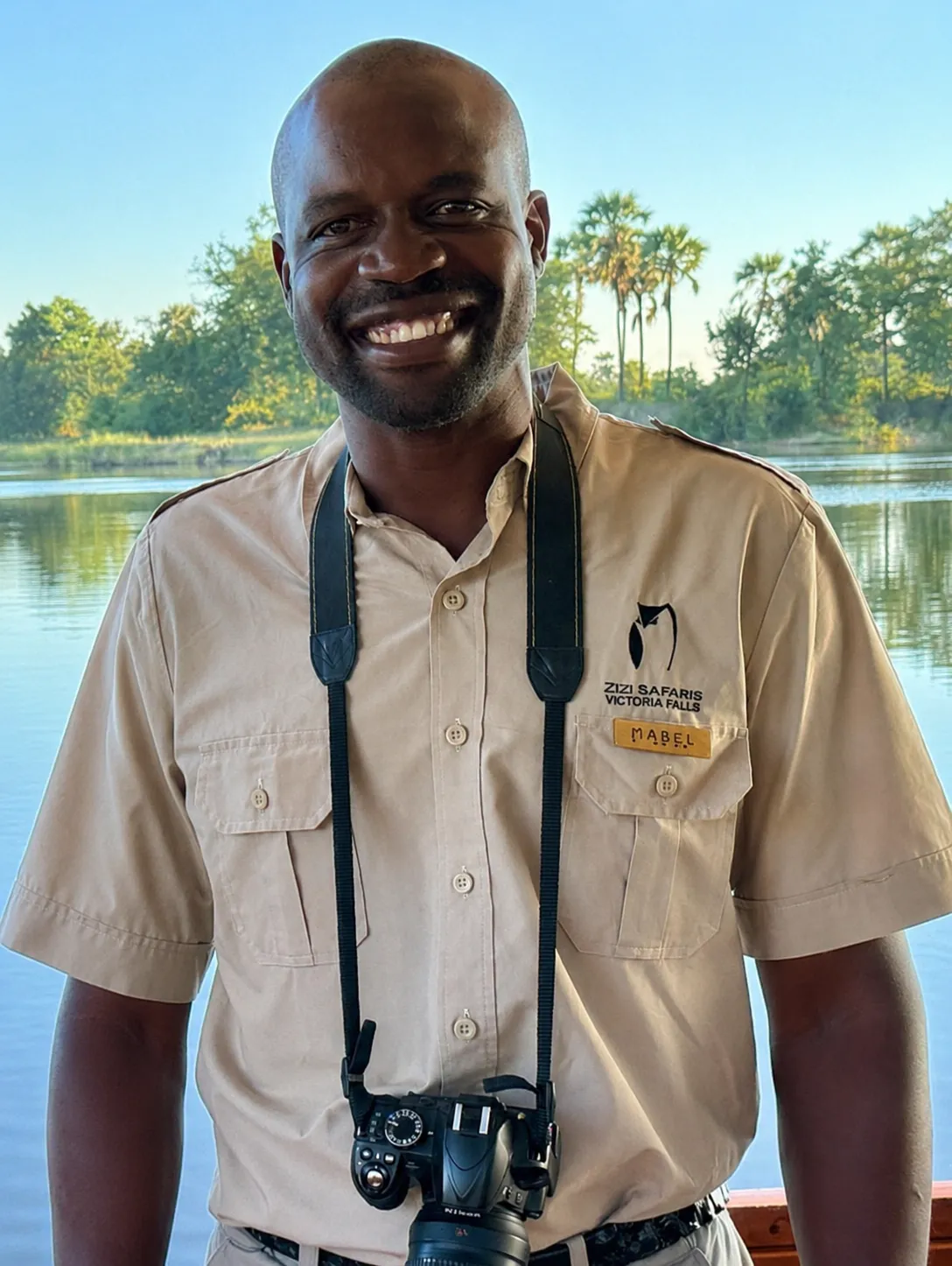 Zizi Safaris guide in the African savanna