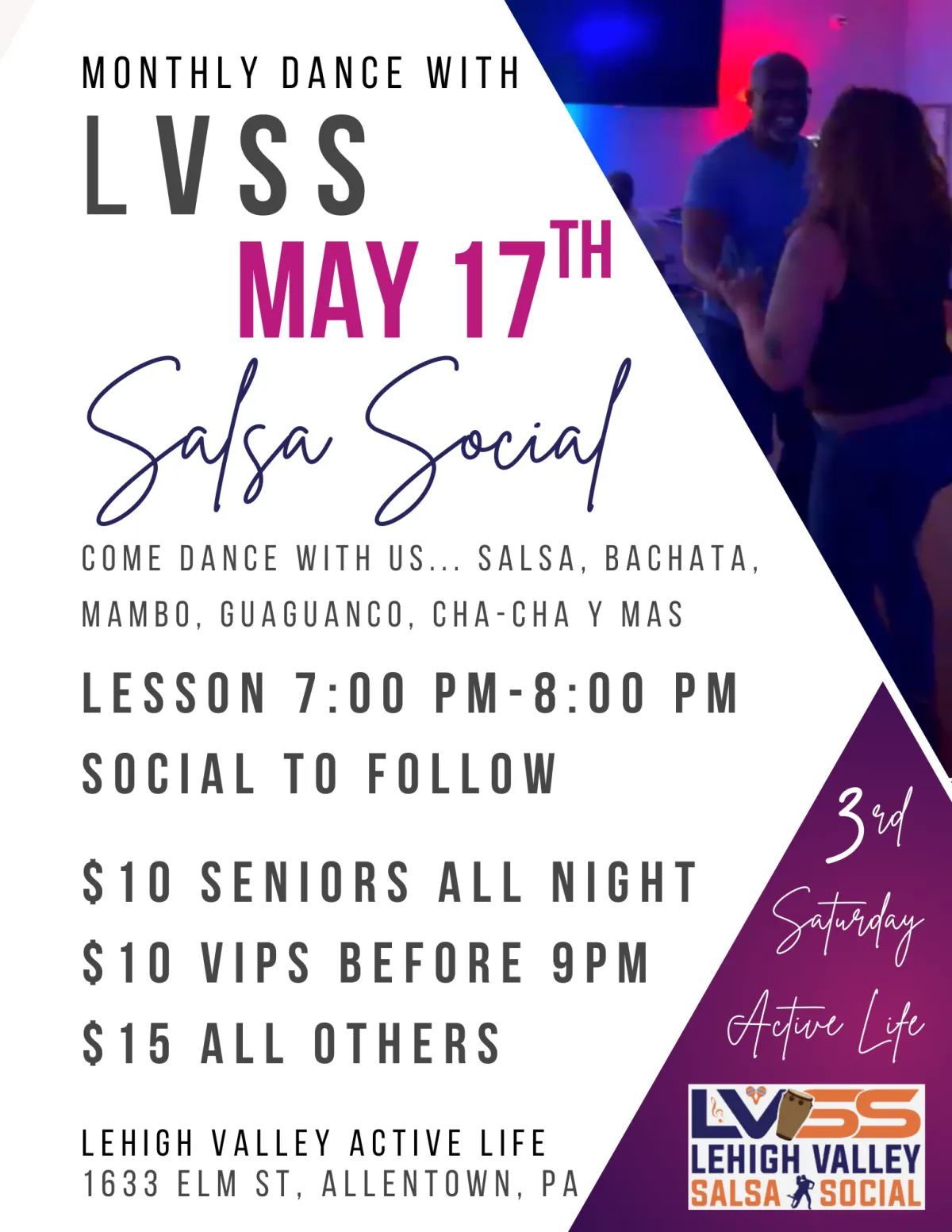 Flyer with event details