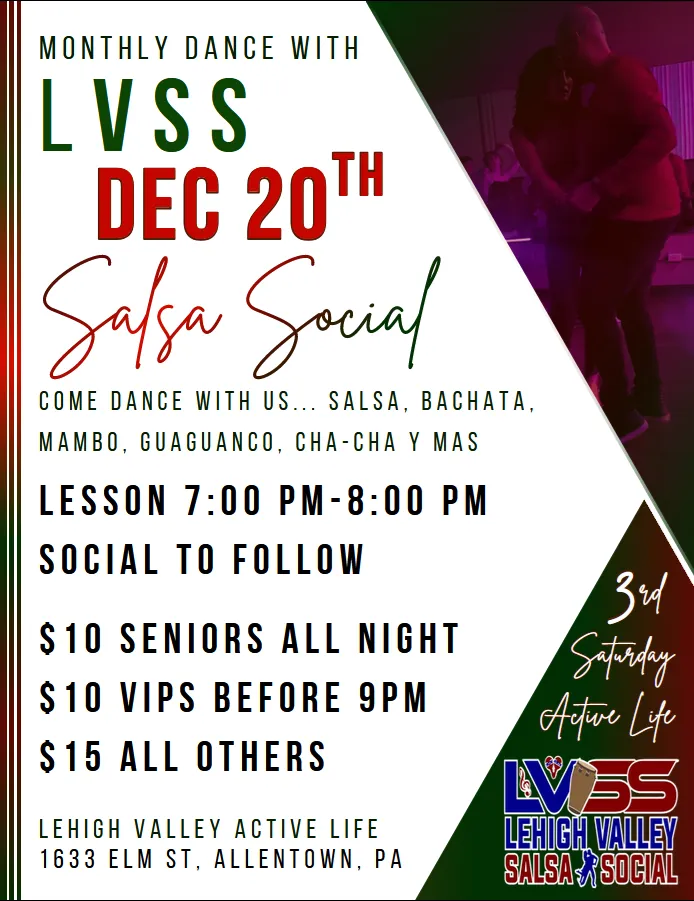 Flyer with event details