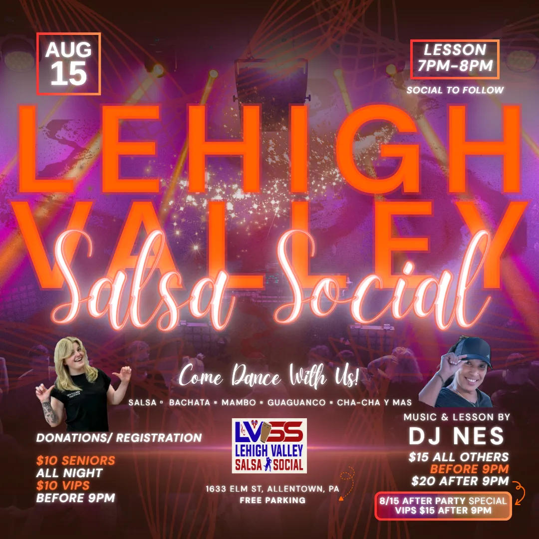 Flyer with event details