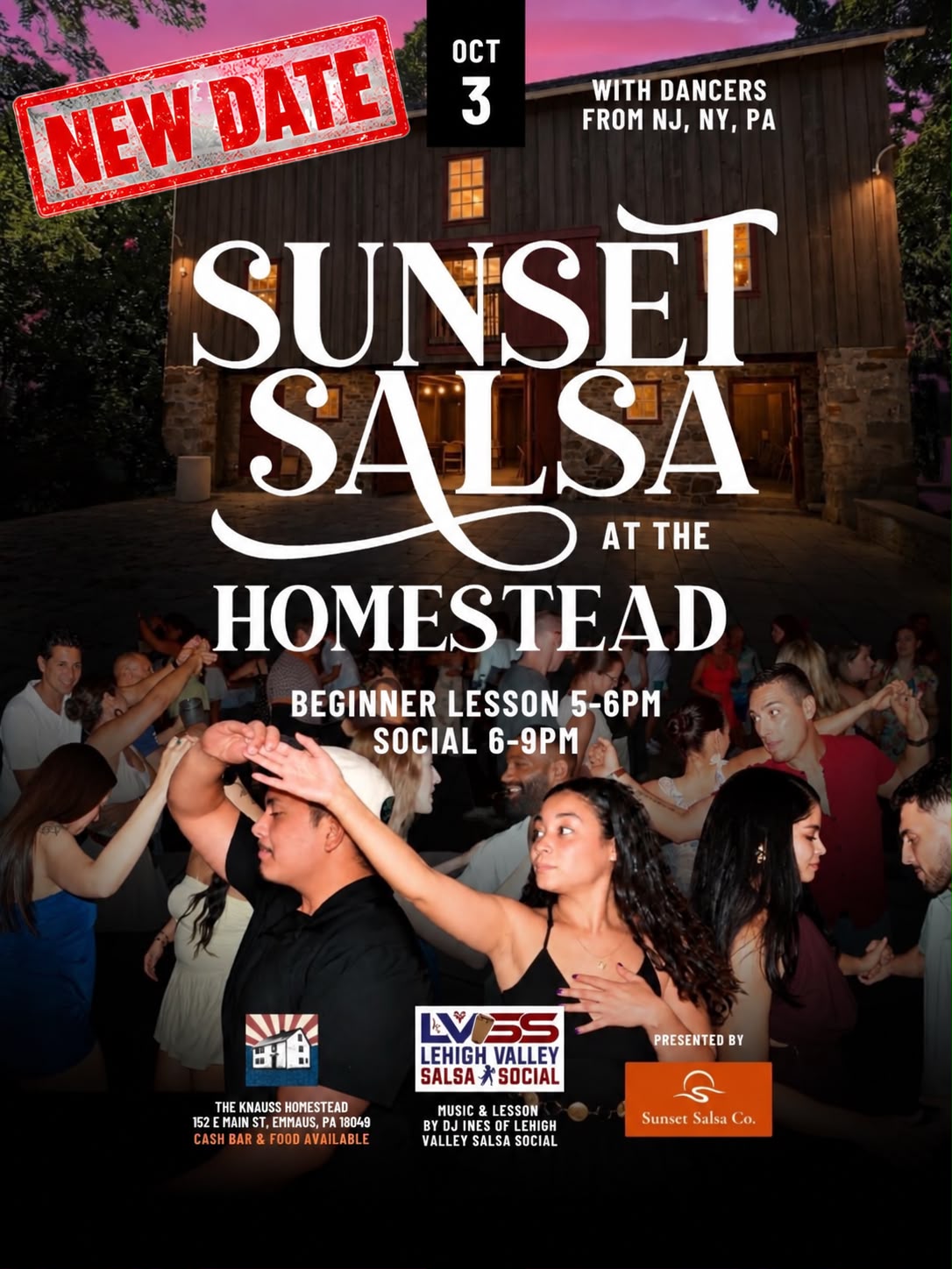 Flyer with event details