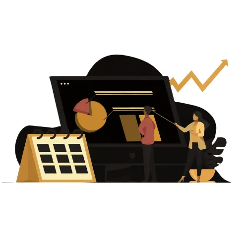 Bookkeepers setting goals and tracking client financial goals as well as progress, ensuring efficient scaled business sustainably.