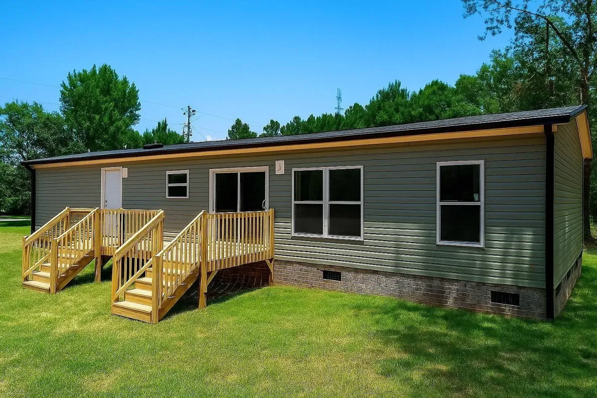 a living room with white furniture and wood floors