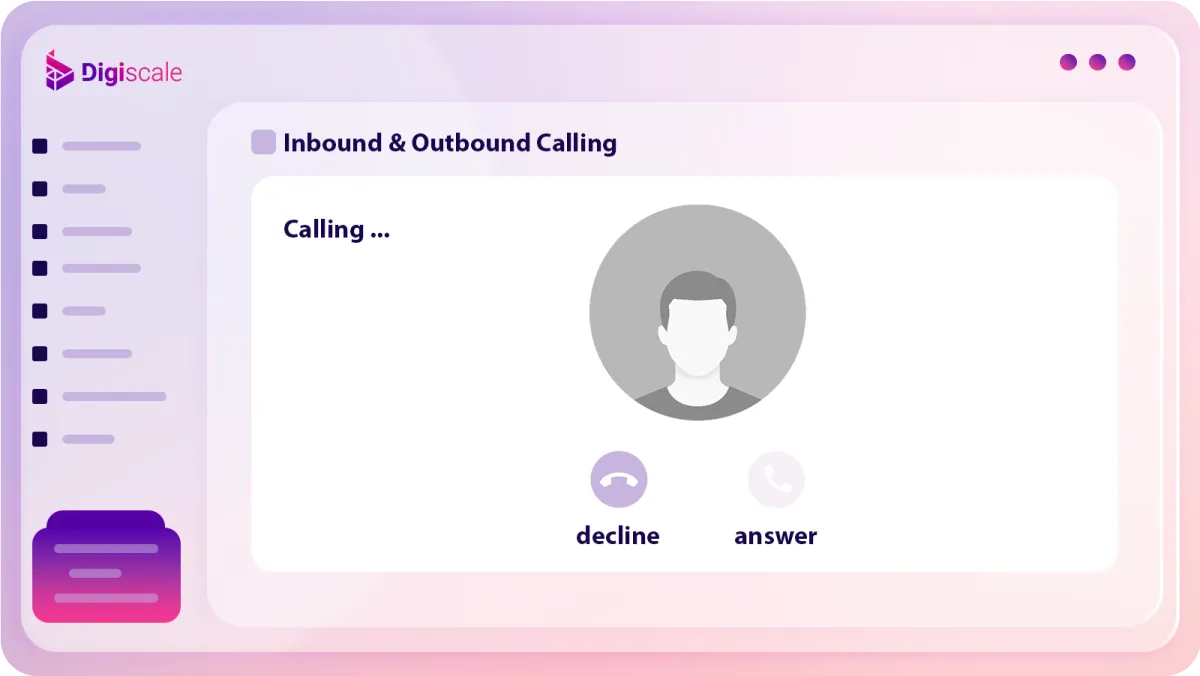 Inbound and Outbound Call Management Software by Digiscale: Enhance Efficiency, Tracking, and Analytics