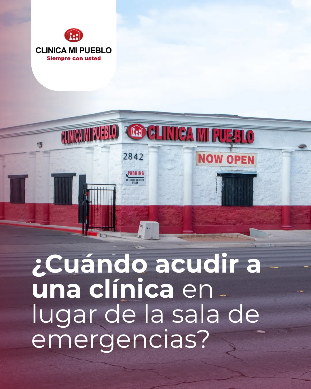 ¿Cuándo acudir a una clínica en lugar de la sala de emergencias?