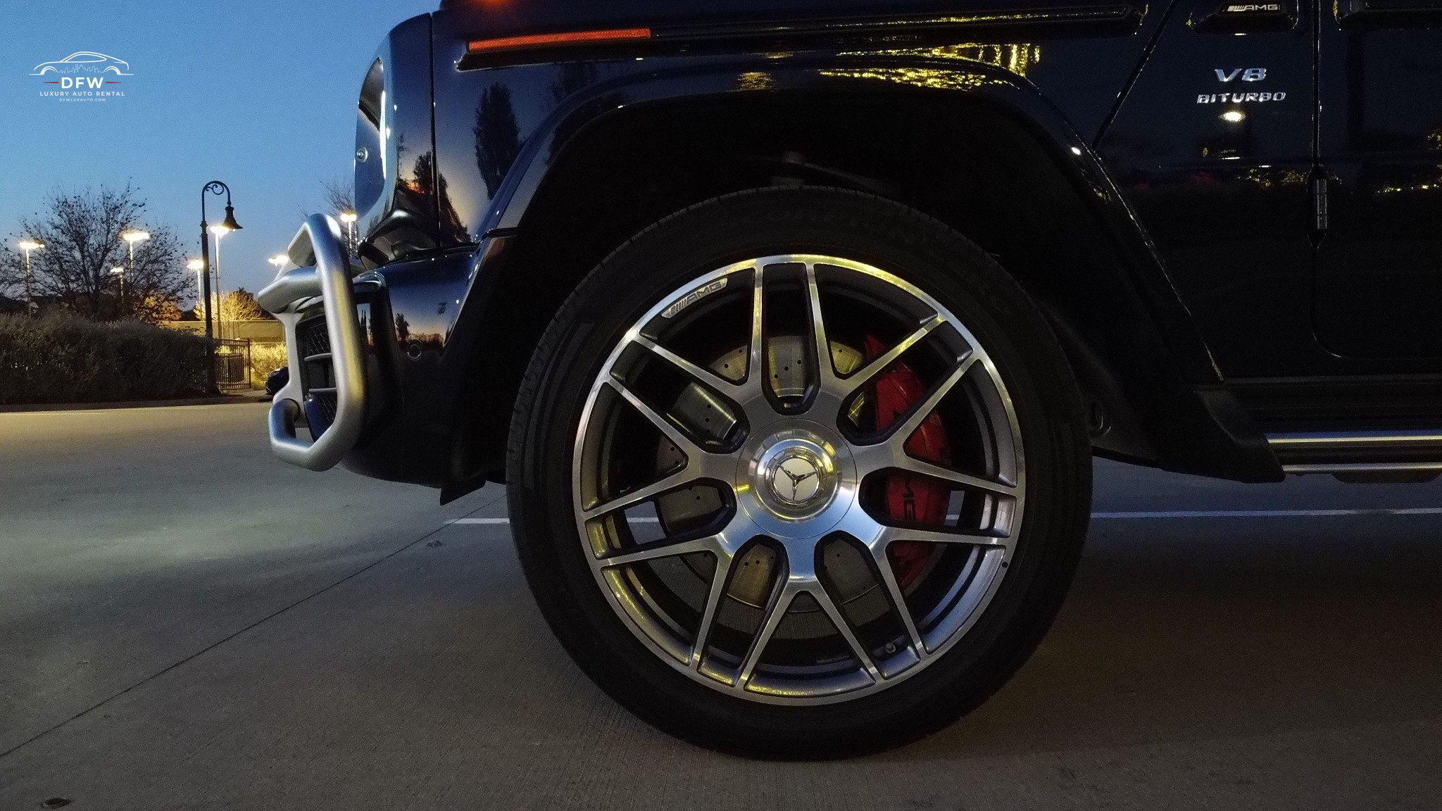 g-wagon-rental-dallas-night-lunar-blue-mettalic-amg-G63