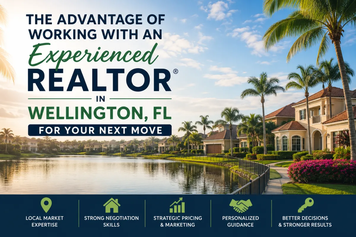 Experienced Realtor in Wellington, FL helping buyers and sellers navigate the local real estate market with confidence