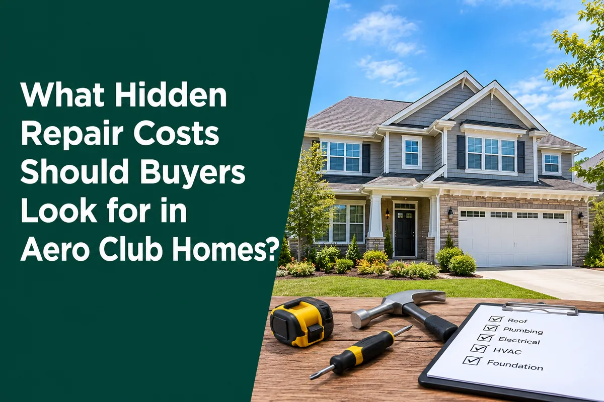 Aero Club homes and hidden repair costs buyers should check before purchasing