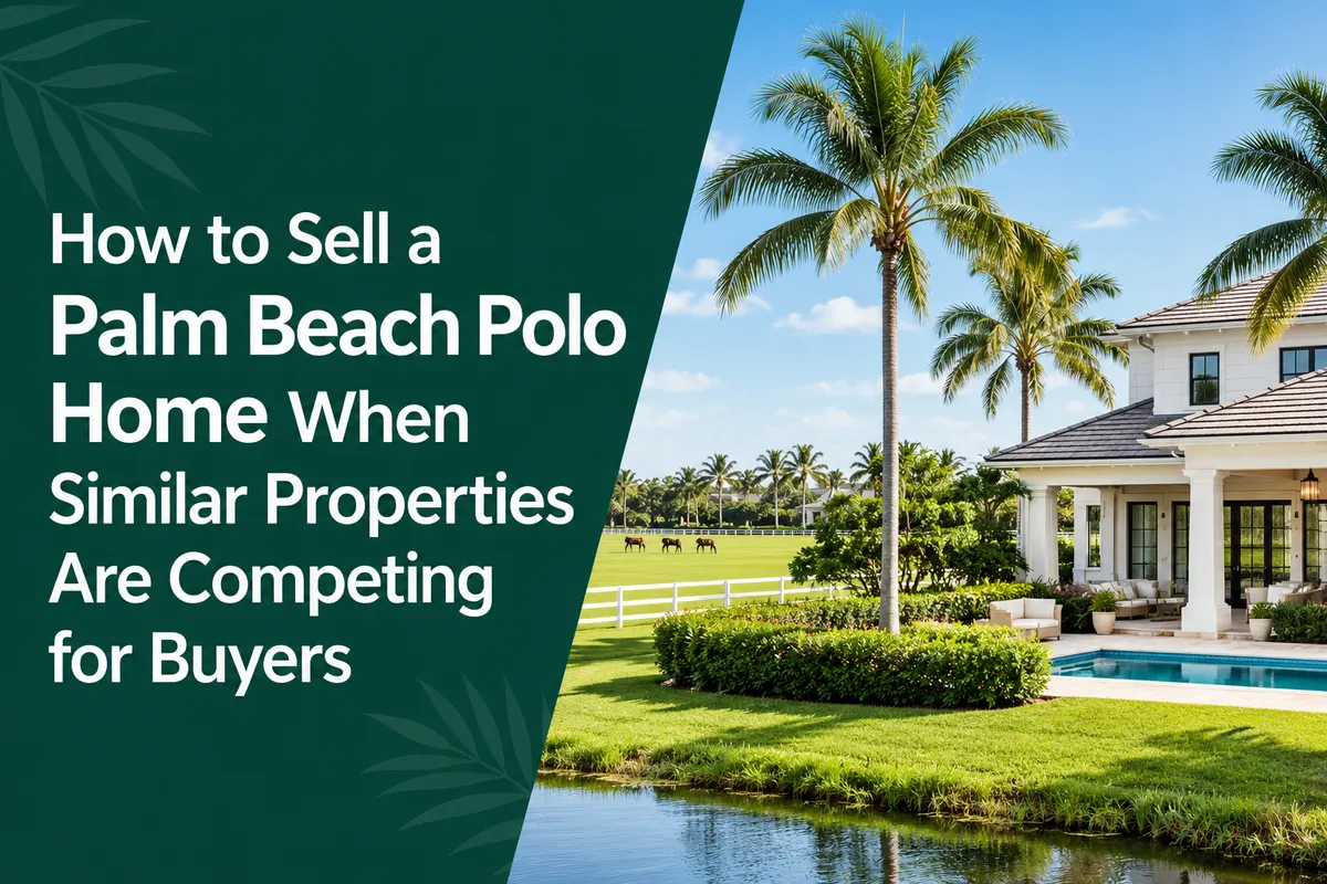 Palm Beach Polo luxury home for sale with real estate marketing and property presentation
