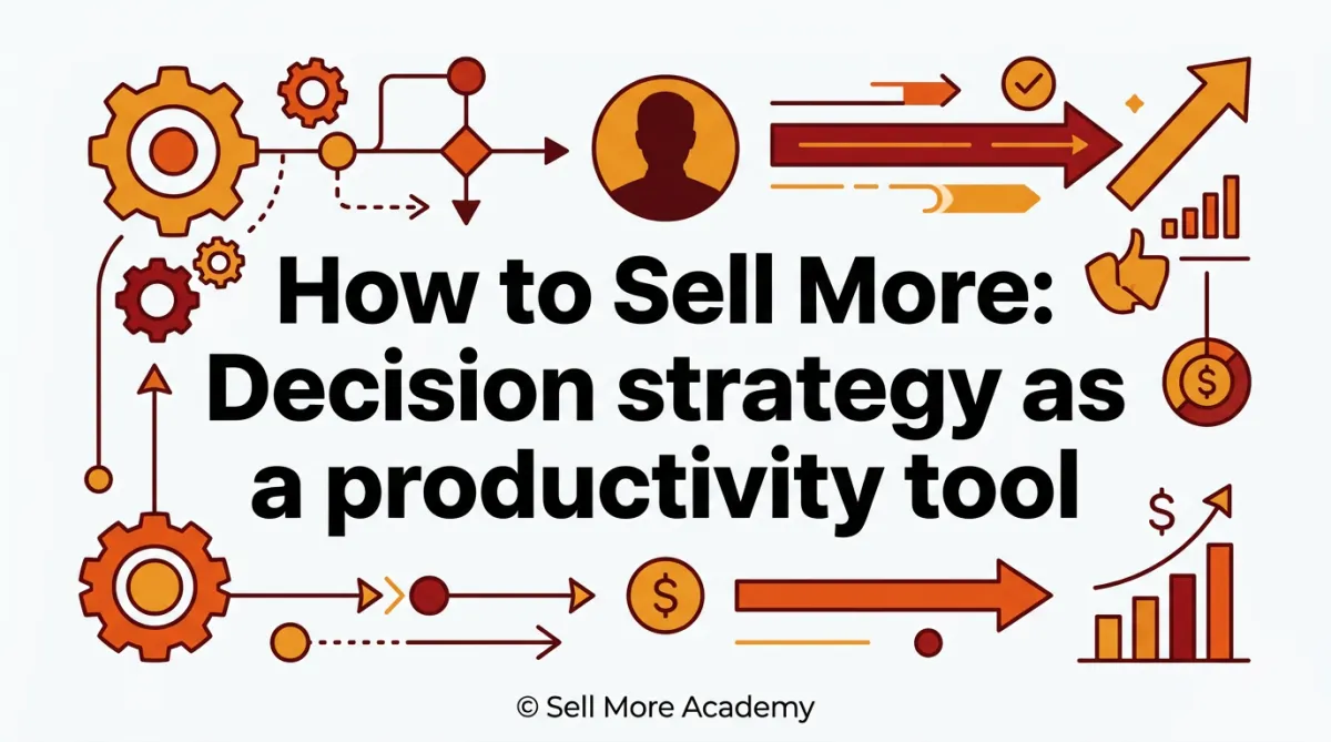How to Sell More: Decision strategy as a productivity tool