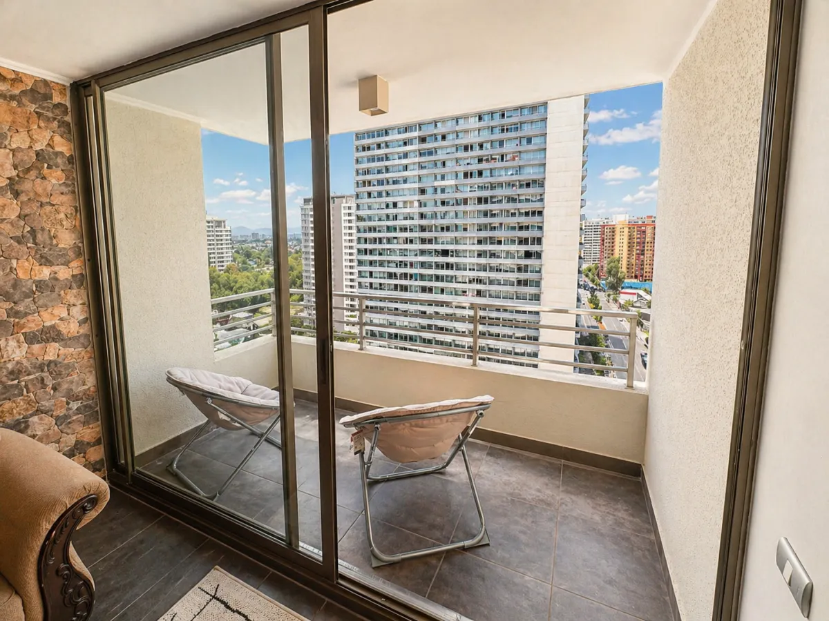 Terraza y comodidades del edificio