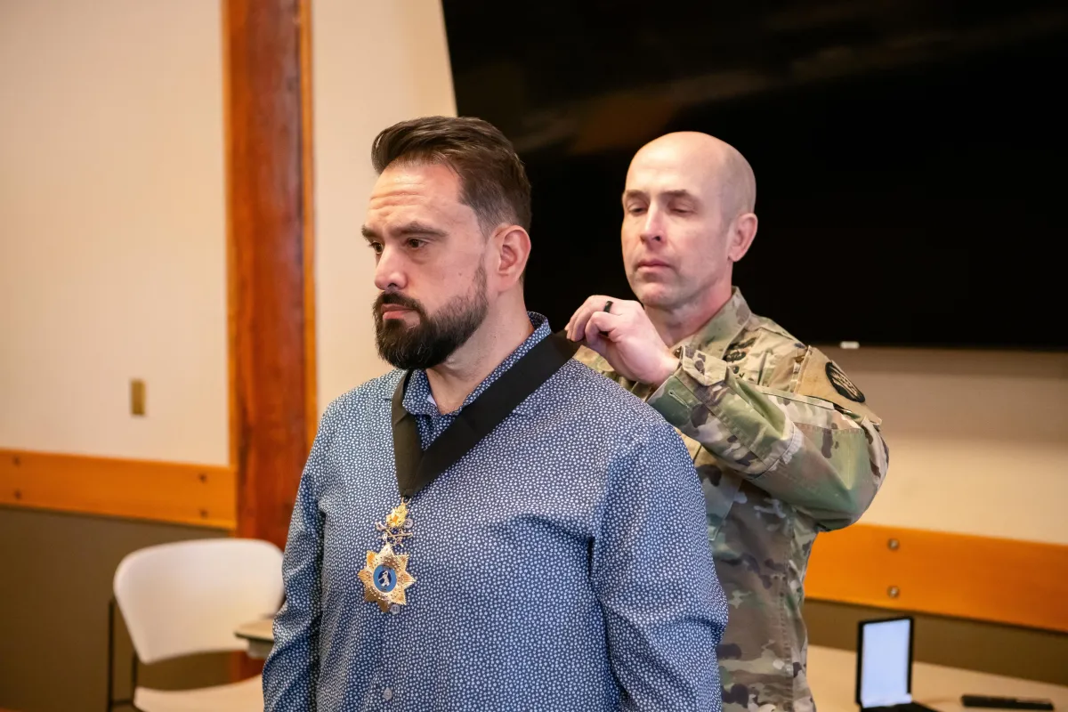 Dr. Rick Capezza Receives U.S. Army Chaplain Corps Highest Civilian Honor