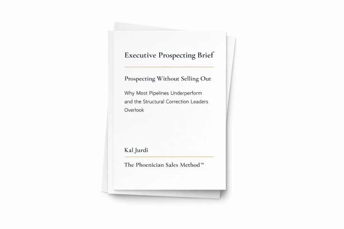 Executive Prospecting Brief | Why Sales Pipelines Underperform – Kal Jurdi