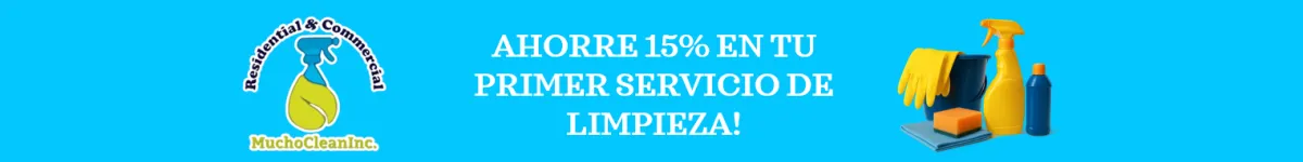 save 15% on your first cleaning service today