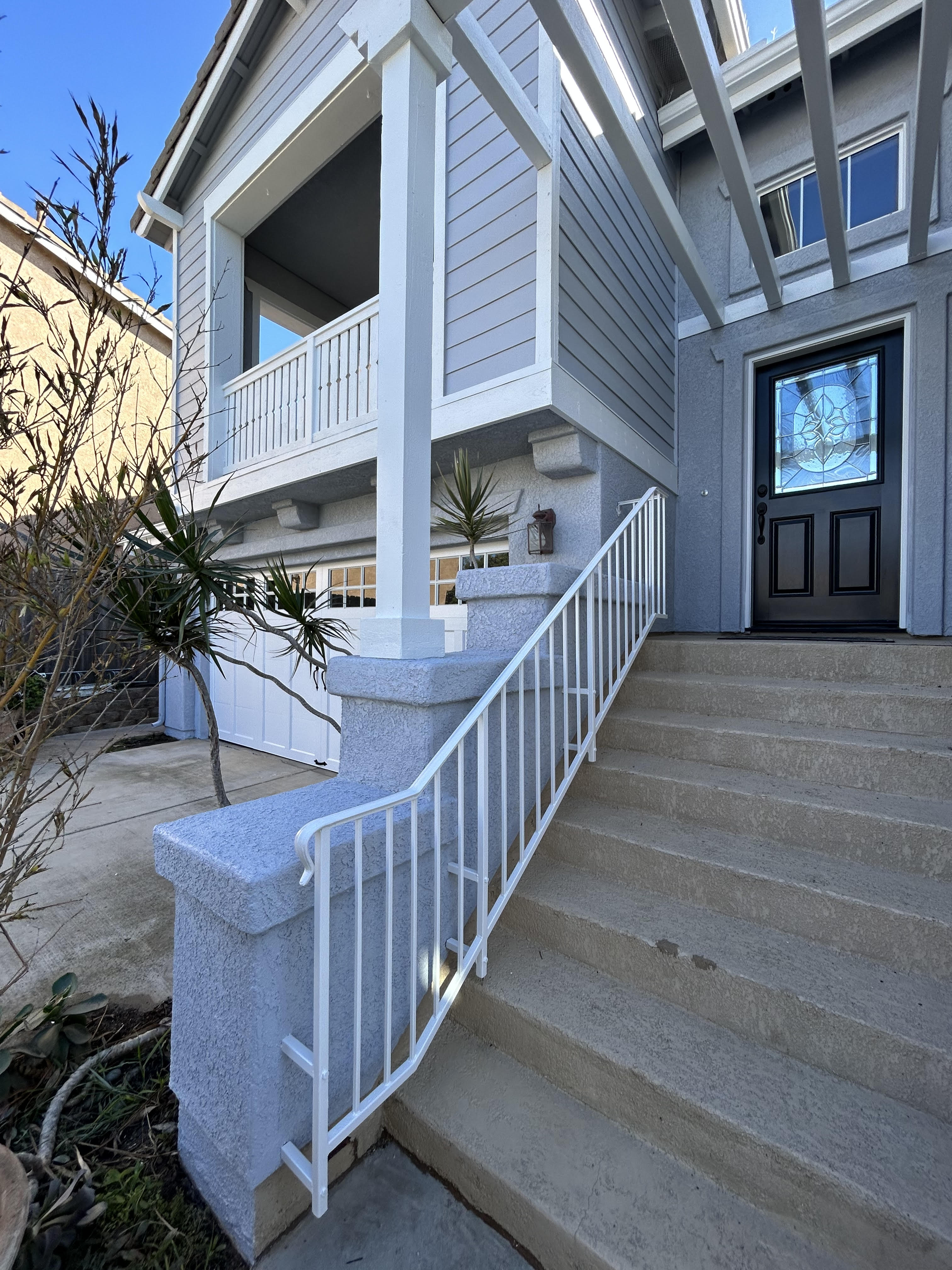 Driving test preparation with student practicing parking