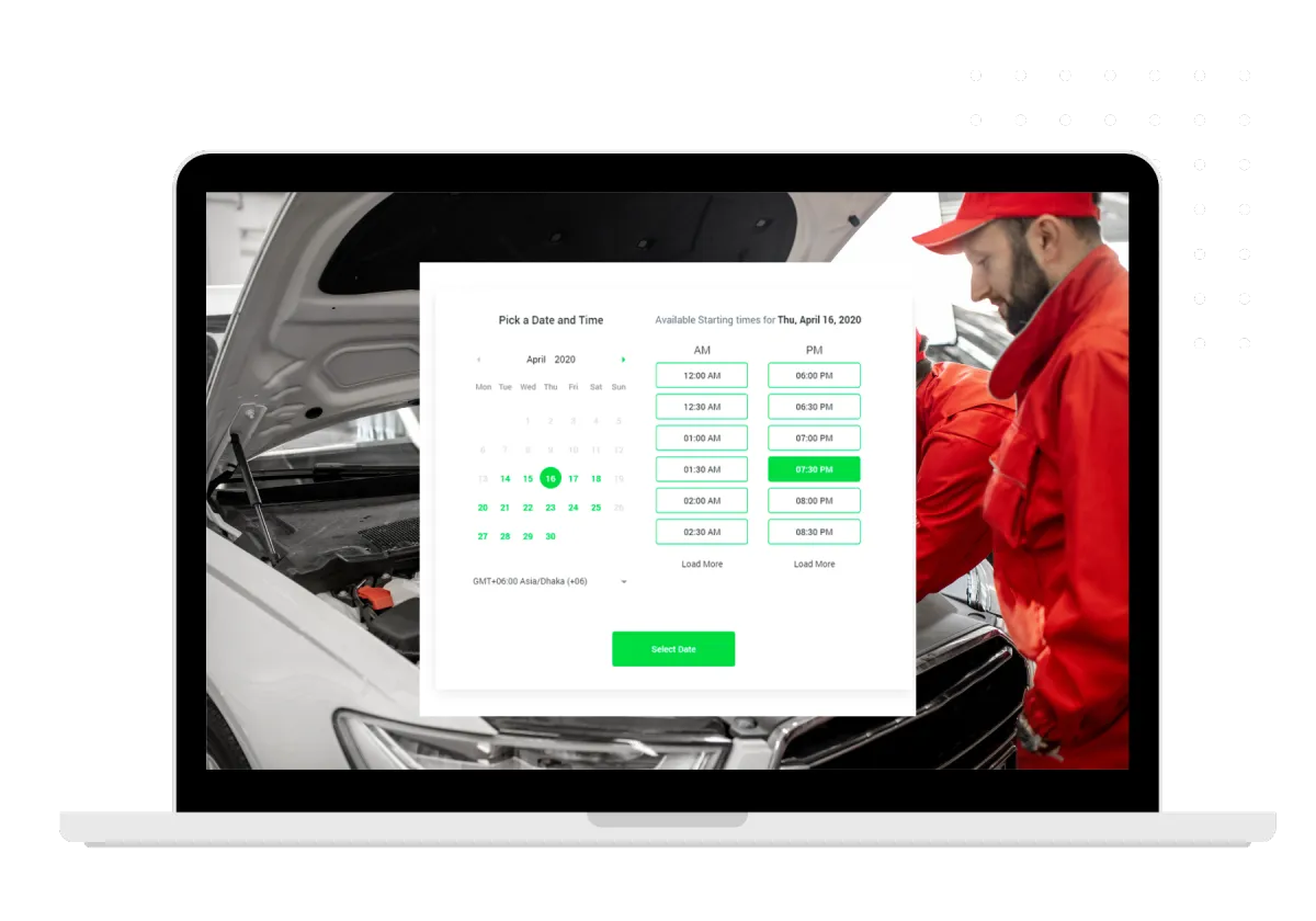 Auto Body Mobile Scheduling Calendars