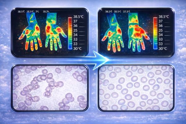 Improvement in blood circulation and healing