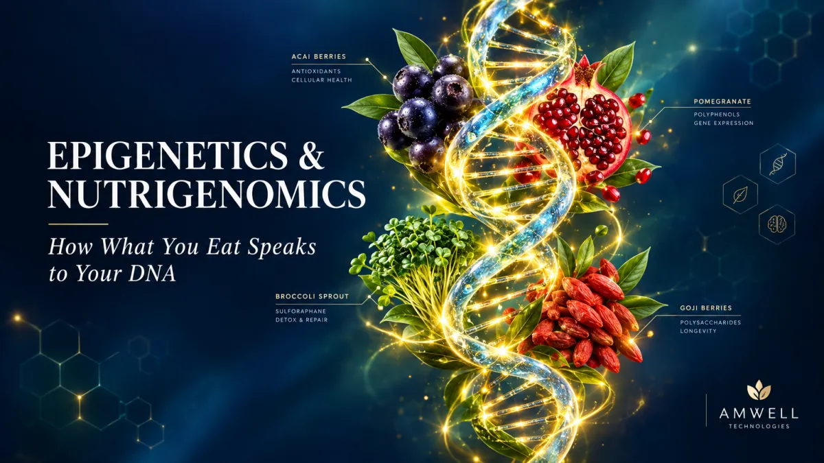 Epigenetics and Nutrigenomics — How What You Eat Speaks to Your DNA | Amwell Technologies