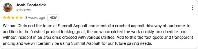 paving company review