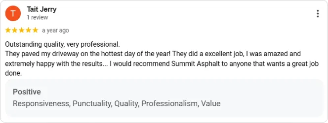 paving company review