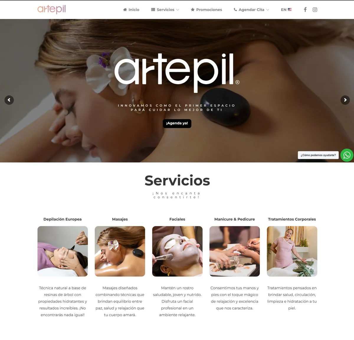 Preview de diseño web para MARCA 5