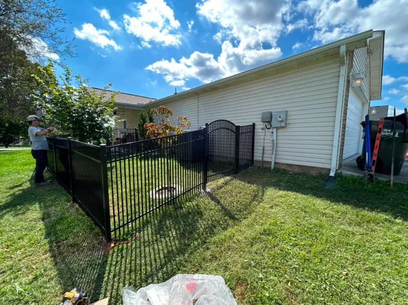 metal fence installation athens tn