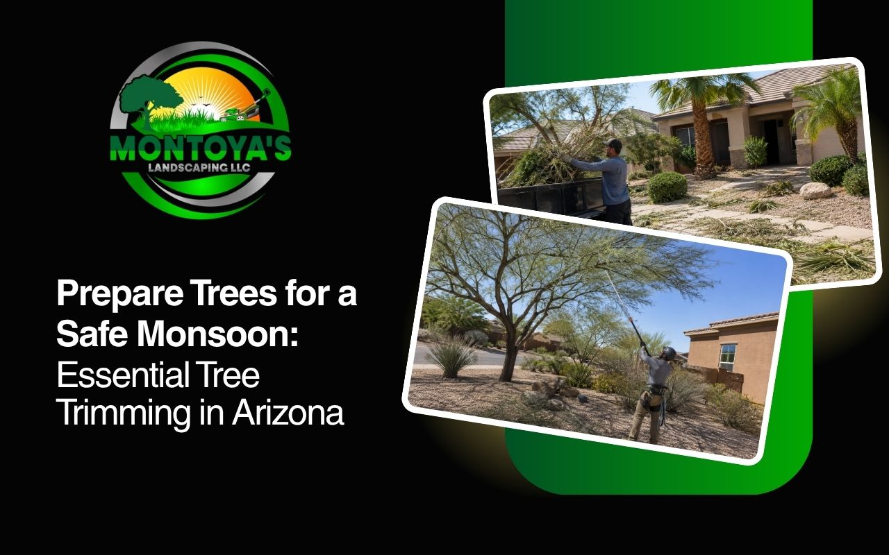Crew preparing trees for safer Arizona monsoon weather
